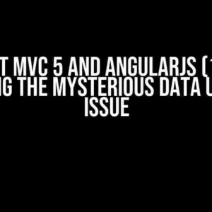 ASP.NET MVC 5 and AngularJs (1.8.2) – Solving the Mysterious Data Update Issue