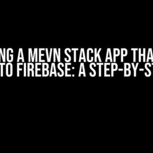 Deploying a MEVN Stack App that Uses 2 Servers to Firebase: A Step-by-Step Guide