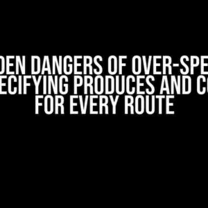 The Hidden Dangers of Over-Specifying: Avoid Specifying Produces and Consumes for Every Route