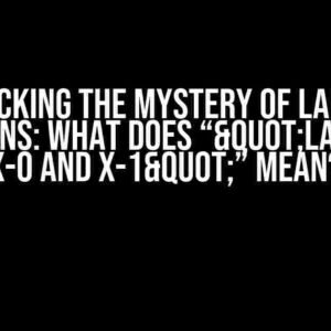 Unlocking the Mystery of Lambda Functions: What does “"lambda x: x-0 and x-1"” Mean?