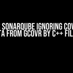 Why is SonarQube Ignoring Coverage Data from gcovr by C++ Files?